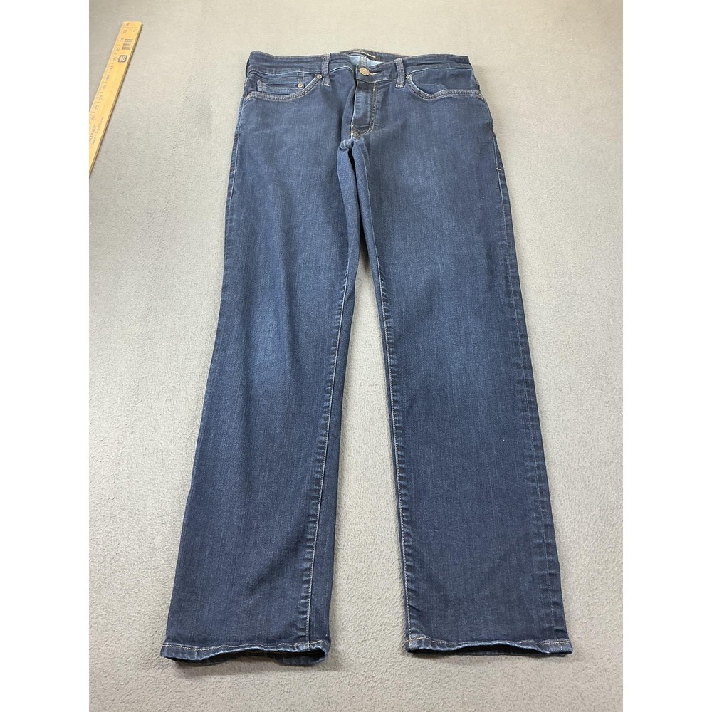 Mavi Jeans Mens 34x30 Blue Zach Straight Leg Denim Stretch Regular Fit